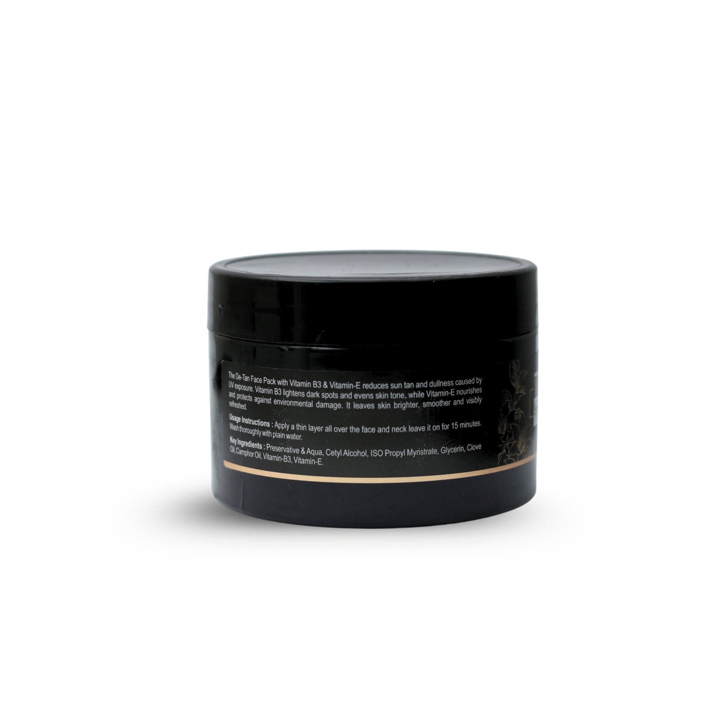 Treza Care De-Tan Face Pack with Vitamin B3 & Vitamin E - 200ml