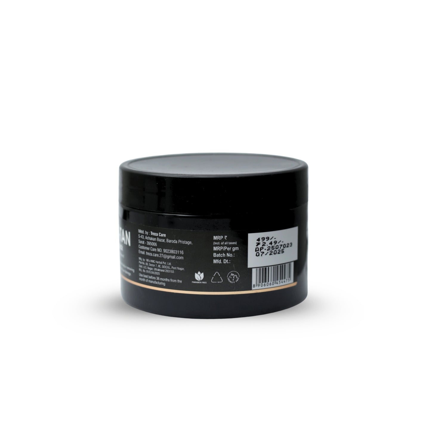 Treza Care De-Tan Face Pack with Vitamin B3 & Vitamin E - 200ml