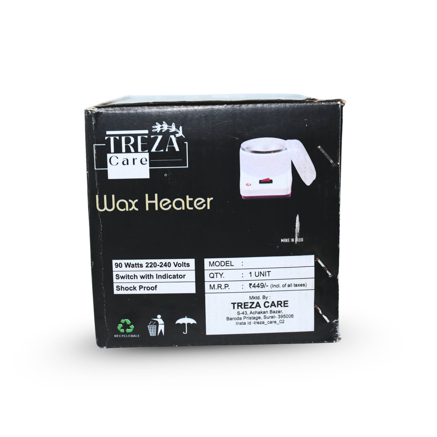 Treza Care Wax Heater