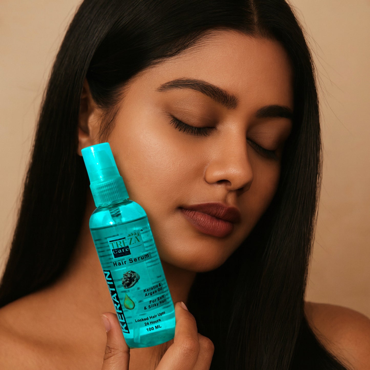 Treza Care Hair Serum with Keratin & Argan Oil – 100ml