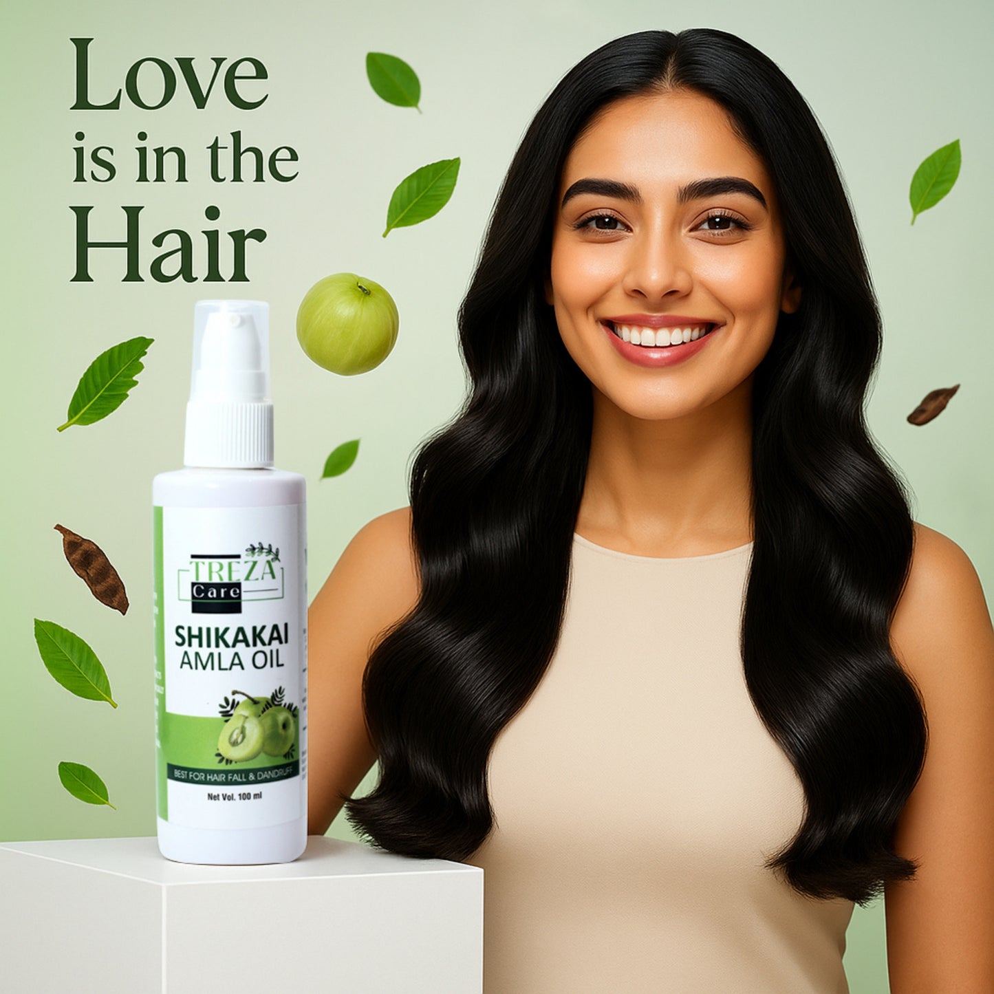 TREZA Care Shikakai Amla Hair Oil – Strength & Shine Naturally