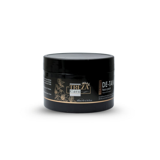 Treza Care De-Tan Face Pack with Vitamin B3 & Vitamin E - 200ml