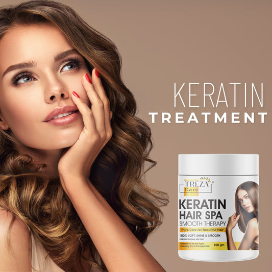Treza Care Hair Spa Treatment Cream – Keratin & Vitamin E, 800ml