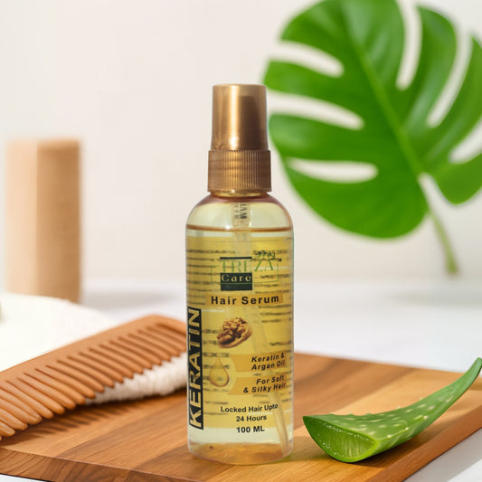 Treza Care Hair Serum – Keratin & Argan Oil (Golden) – 100ml